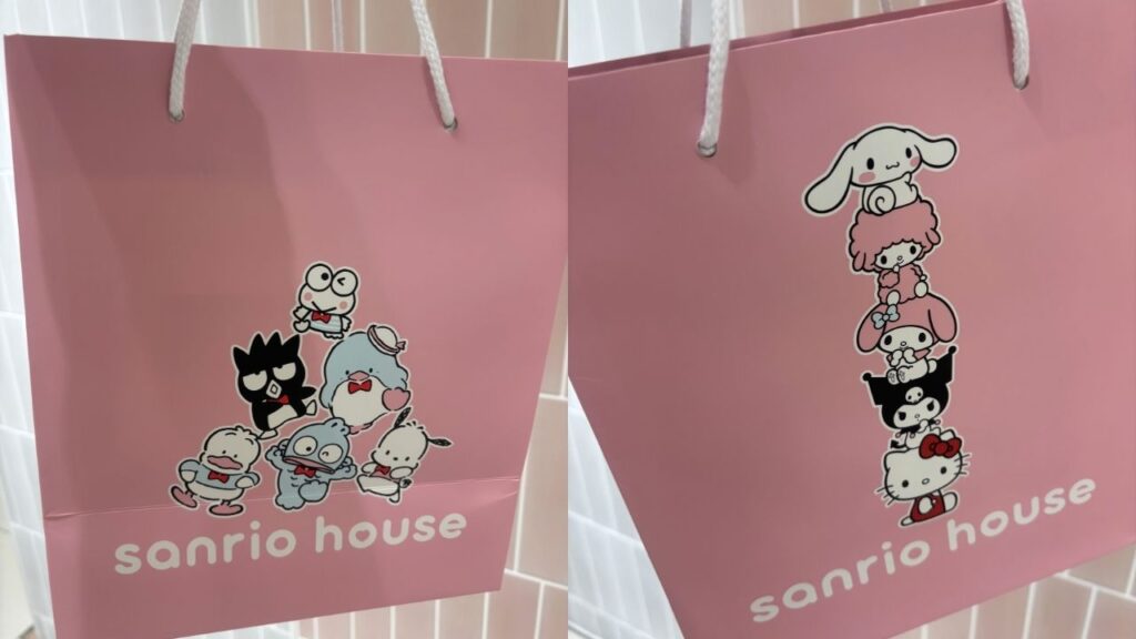 sanrio houseで購入できるショッピングバッグ
